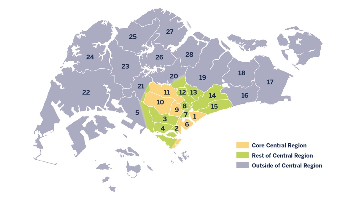 District 9 10 11 Singapore Map Singapore Regional Maps - Elvis Loo